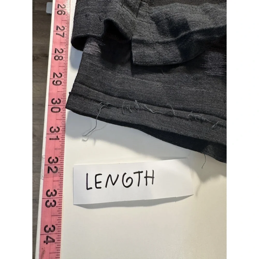 Yasuko Kurisaka Tunic One Size Cotton Lagenlook  Minimalist Oversized Asymmetric - Picture 9 of 16